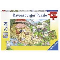 Пазл Поездка в деревню 2х24 шт., Ravensburger