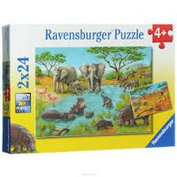 Пазл Дикая природа 2х24 см, Ravensburger