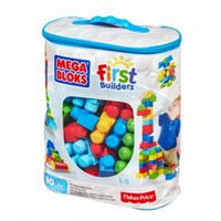 Обучающий конструктор, 80 деталей, mega bloks first builders, Mega Bloks