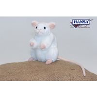 Белая мышь 16 см, Hansa