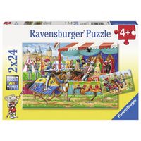 Пазл Рыцари, 2х24, Ravensburger