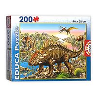 Пазл 200 деталей Динозавры, Educa
