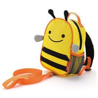 Мини-рюкзак детский с поводком Пчела, Skip Hop