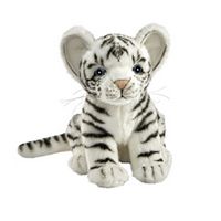 Мягкая игрушка Белый тигренок, 17 см