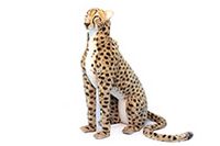 Мягкая игрушка Гепард сидящий (ткань жаккард), 110 см, Hansa