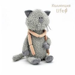 Мягкая игрушка Кот Обормот с сосисками, 25 см, Orange Toys