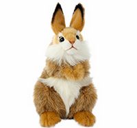 Мягкая игрушка Коричневый кролик, 24 см, Hansa