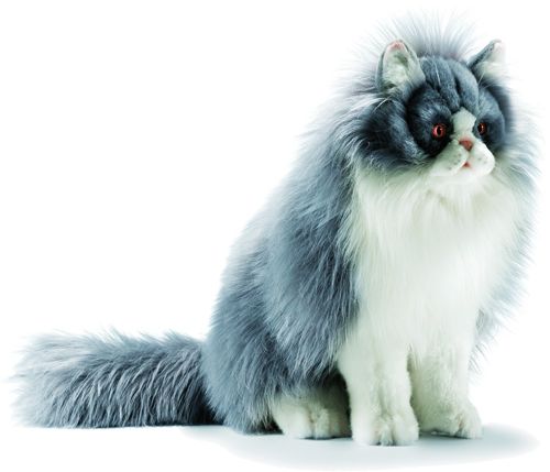 Персидский кот Табби серый с белым, Hansa 5012 - 11772 руб - купить в  интернет магазине Феечка, узнать характеристики, описание, цену, отзывы