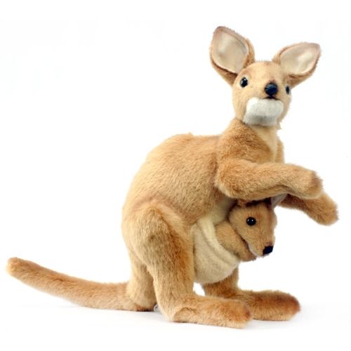 Мягкая игрушка кенгуру с кенгуренком 38 см, HANSA 2782 - 4525 руб - купить  в интернет магазине Феечка, узнать характеристики, описание, цену, отзывы