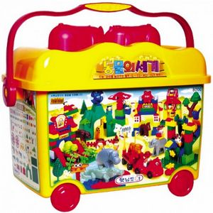 Игровой конструктор в контейнере ЖИВОТНЫЙ МИР, Haenim toys