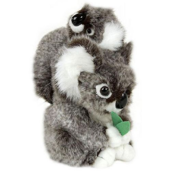 Коала с детенышем, 28 см, HANSA