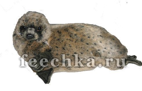 Мягкая игрушка Тюлень 38 см, HANSA
