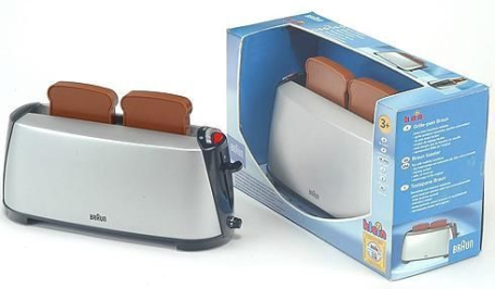Тостер BRAUN металлик, KLEIN