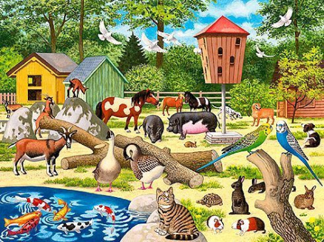 Пазл ДОМАШНИЕ ЖИВОТНЫЕ, Ravensburger