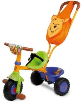 Трёхколёсный велосипед Winnie с сумкой, Smoby