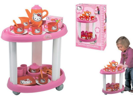 Этажерка с посудкой из серии Hello Kitty, Smoby
