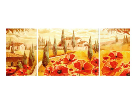 Пазл триптих Маки Тосканы, Ravensburger