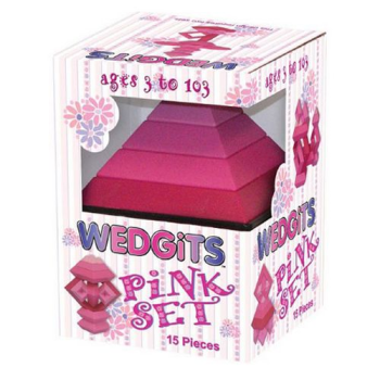 Конструктор Pink Set 15 деталей, Wedgits