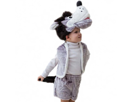 Карнавальный костюм ВОЛК, 3-5 лет, Бока