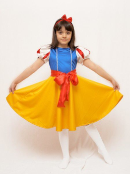Карнавальный костюм БЕЛОСНЕЖКА, 5-7 лет, Бока