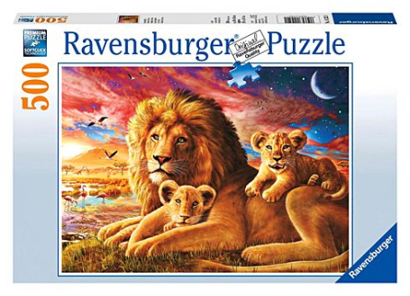 Пазл Семья львов, Ravensburger