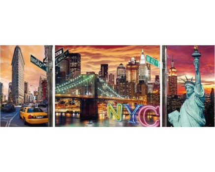 Пазл Ослепительный Нью Йорк триптих, Ravensburger