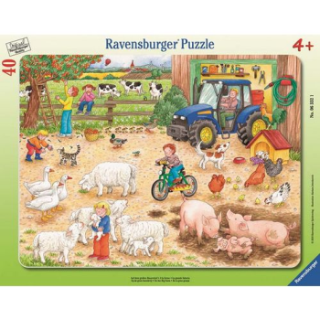 Пазл НА ДЕРЕВЕНСКОМ ДВОРЕ, Ravensburger