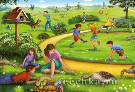 Пазл Развлечения в парке. 2х20 эл., Ravensburger