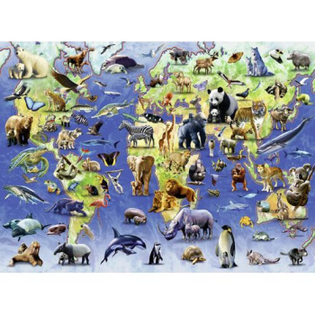 Пазл Животные из красной книги 500 эл., Ravensburger