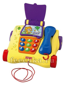 Обучающий телефон Смейся и учись, FISHER PRICE