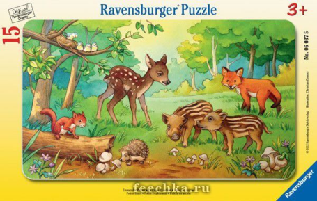 Пазл Животные в лесу, Ravensburger