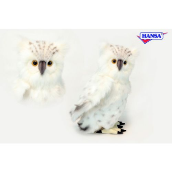 Мягкая игрушка Сова белая 40 см., HANSA