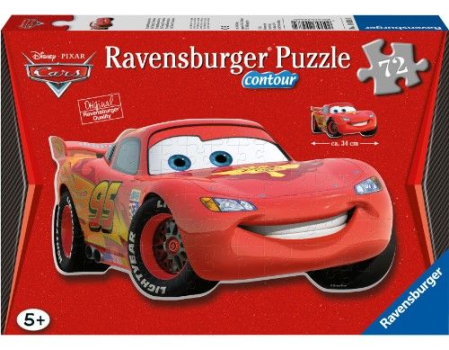 Пазл контурный Тачки: Молния МакКуин, Ravensburger