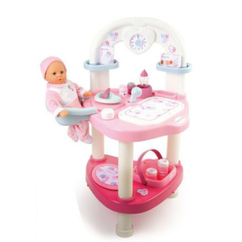 Набор для кормления и купания пупса Baby Nurse + 10 аксессуары, Smoby