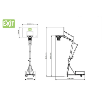 Передвижная баскетбольная система, Exit