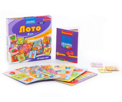 Настольная игра Лото Дом из серии Мои первые игры, Bondibon