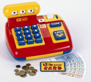 Игрушка Касса со звуковыми эффектами (с чеком), Klein