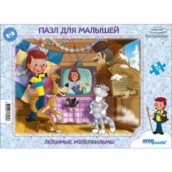Пазл для малышей Baby Step Любимые мультфильмы, Step Puzzle