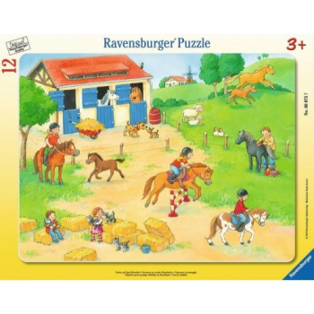 Пазл Выходные на конюшне, Ravensburger