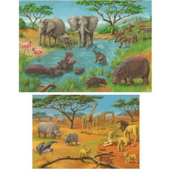 Пазл Дикая природа 2х24 см, Ravensburger