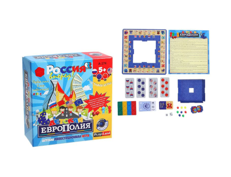 Детская европолия настольная игра, PlayLand