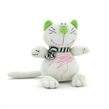 Мягкая игрушка Кот Батон белый, 15 см, Orange Toys