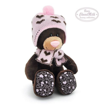 Milk сидячая в вязанной шапке, 25 см, Orange Toys