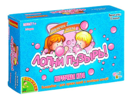 Настольная игра Лопни пузырь!, Bondibon