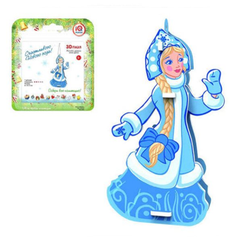 Игрушка 3D пазл Снегурочка, IQ 3D-Пазл
