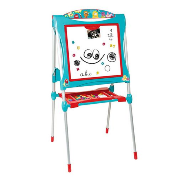 Мольберт двухсторонний складной, голубой, Smoby