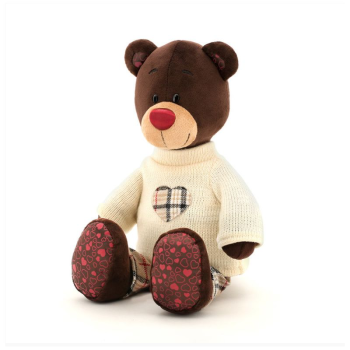 Медведь Choco в свитере, 30 см