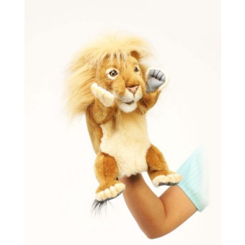 Лев, игрушка на руку 28см, Hansa