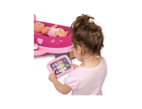 Игровой набор по уходу за куклой Baby Nurse (свет, звук), 22 предмета, Smoby