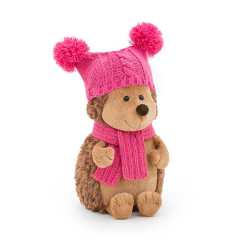 Ежинка Колючка в шапке с двумя помпонами, 26 см, Orange Toys